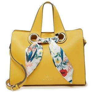 NANETTE LEPORE Niccola Satchel Handbag Vegan Leath
